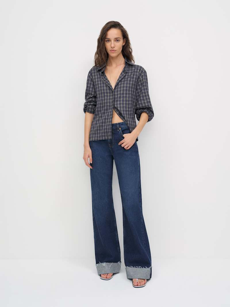 Cary Low Rise Slouchy Wide Leg Jeans | Reformation (Global)