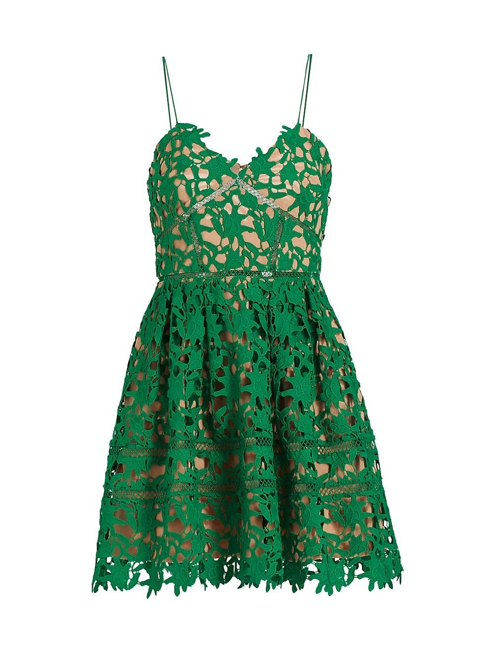 Floral-Embroidered Minidress | Saks Fifth Avenue