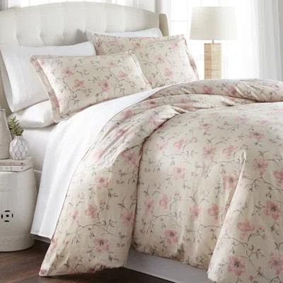 Juli Garden Duvet Cover Set Ophelia & Co. Size: Twin Duvet Cover + 1 Shams, Color: Soft Sand | Wayfair North America