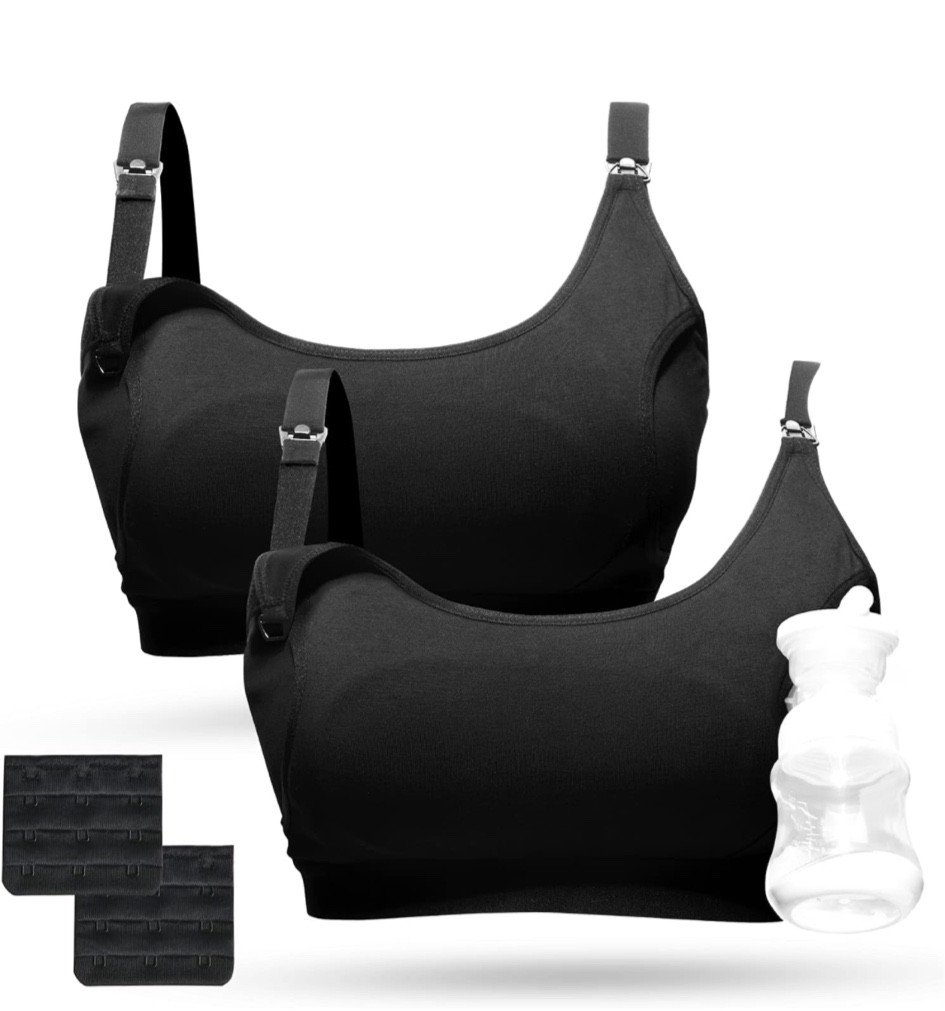 Momcozy Pumping Bra, Pumping Bra Hands Free 2 Pack Comfortable All Day Wear Pumping and Nursing Bra in One Holding Breast Pump for Spectra, Lansinoh, Medela

Pumping bra
Postpartum wear
Maternity wearr

#LTKBump #LTKBaby #LTKFamily