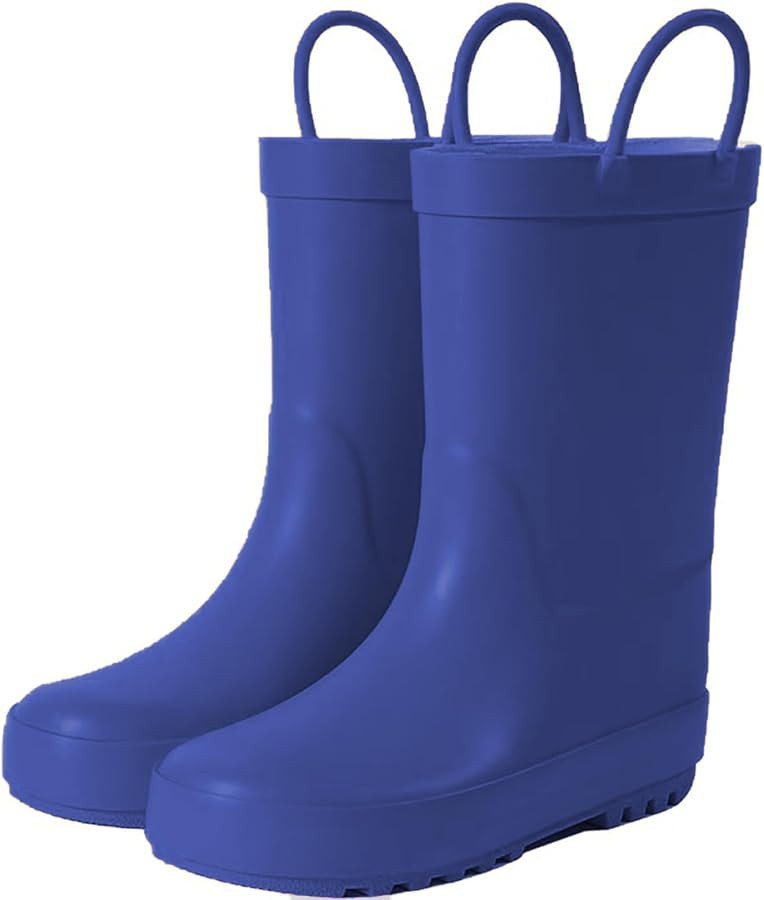 kids Rain Boots, Toddler Rain Boots Waterproof Rubber Kids Rain Boots for Girls and Boys with Fun... | Amazon (US)
