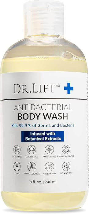 Antibacterial Body Wash, Refreshing Scent, Hydrating Shower or Bath Cleanser With Citric Acid, Sp... | Amazon (US)