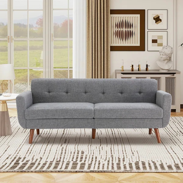 Delanie Cattaleya 78'' Square Arms Sofa | Wayfair North America