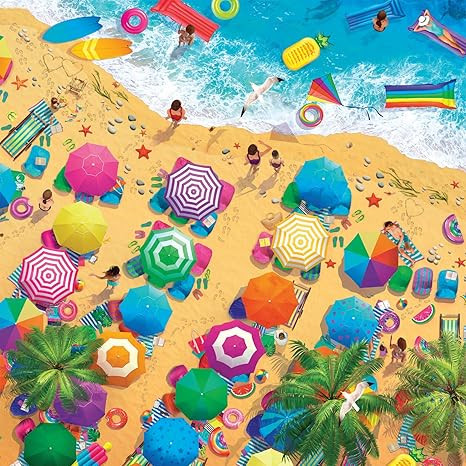 Buffalo Games - Fun in The Sun - 300 Large Piece Jigsaw Puzzle | Amazon (US)