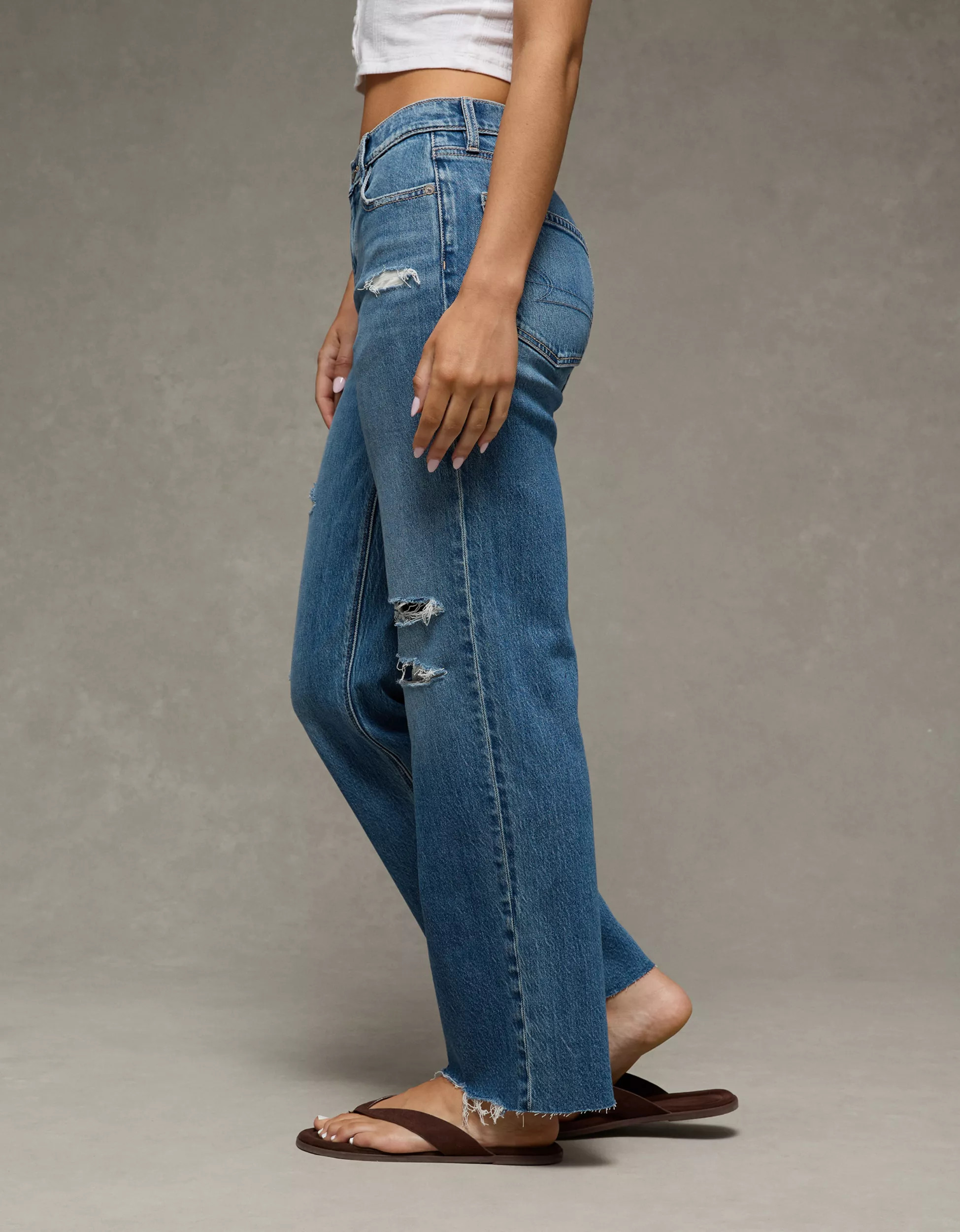 AE Stretch High-Waisted Stovepipe Jean | American Eagle Outfitters (US & CA)