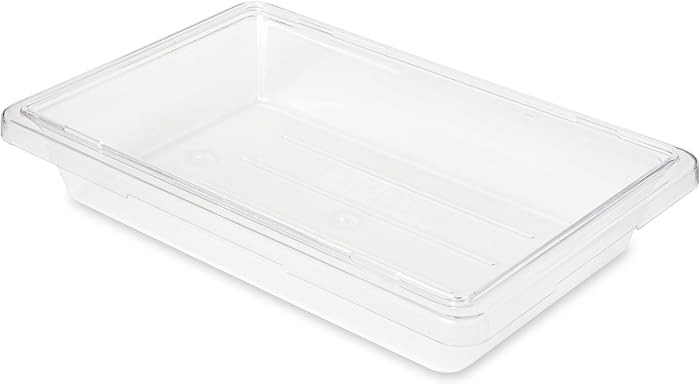 Rubbermaid Commercial Products Polycarbonate Food Storage Box/Tote, 2 Gallon, Clear, for Restaura... | Amazon (US)