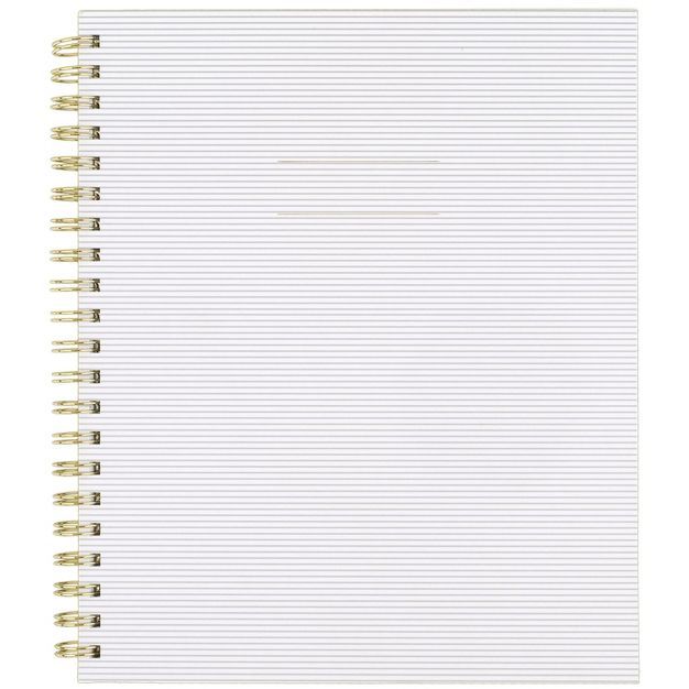 1 Subject Spiral Notebook Gray Stripe - Sugar Paper Essentials | Target