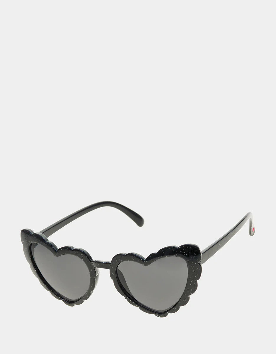 TRUE TO HEART SUNGLASSES BLACK | Betsey Johnson