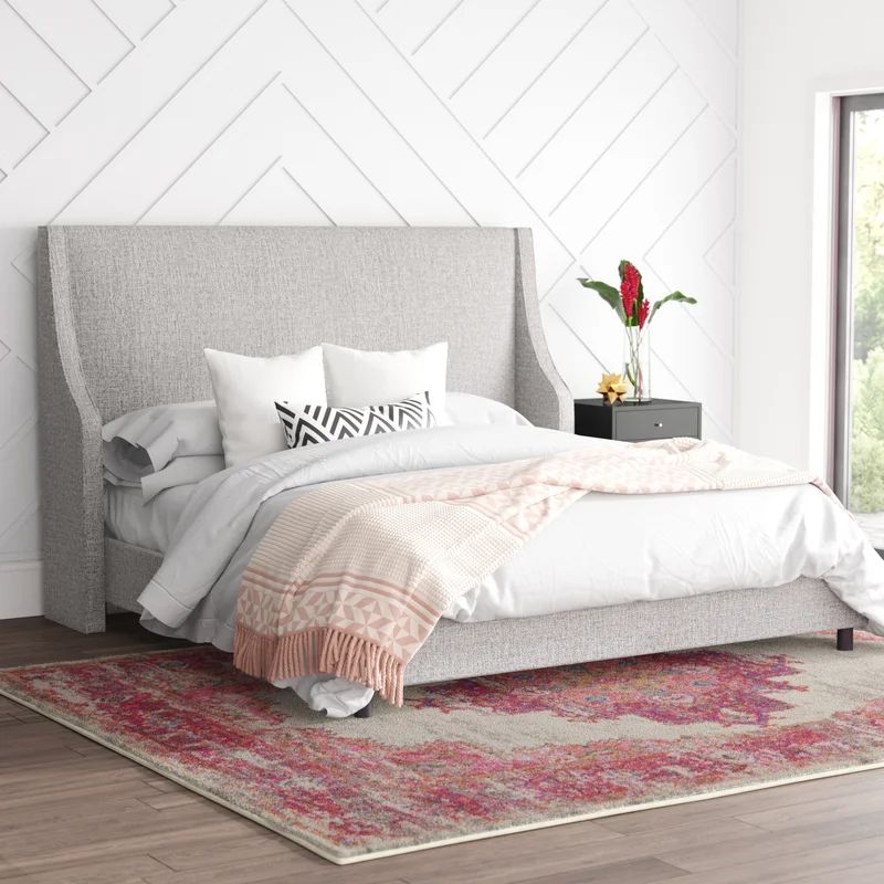 Bernadine Upholstered Low Profile Standard Bed | Wayfair North America