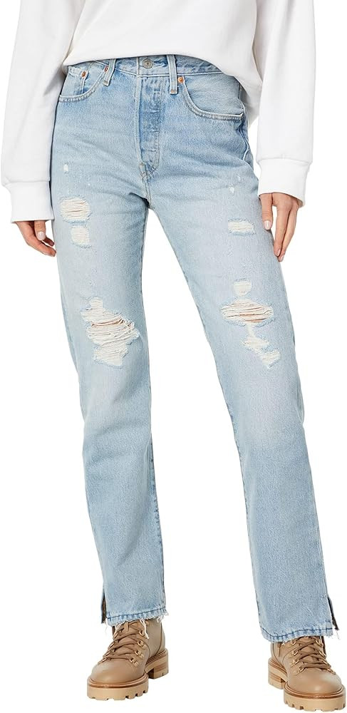 Levi's Women's Premium 501 Original Fit Jeans | Amazon (US)