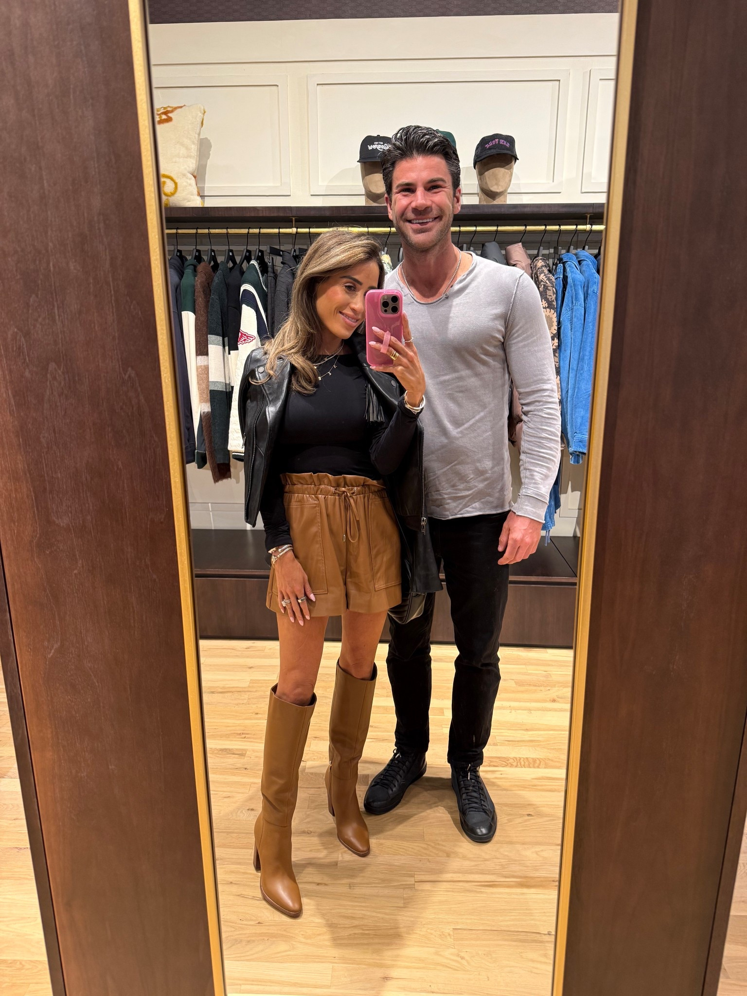 Dare night outfit idea faux leather shorts and leather moto jacket fall outfit idea 

#LTKFindsUnder50 #LTKFindsUnder100 #LTKPetite