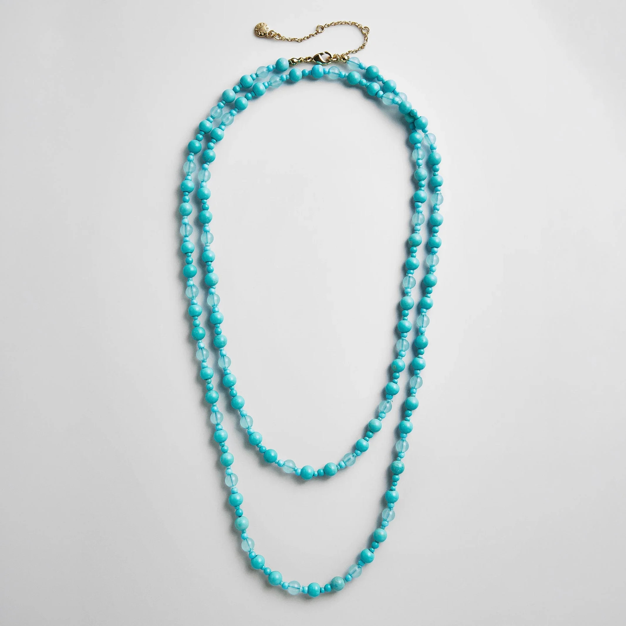 Charlotte Semi-Precious Necklace - Turquoise Bead | BaubleBar