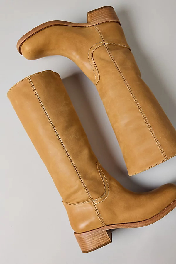 Steve Madden Riggs Tall Leather Boot in Banana Leather, Women's at Urban Outfitters | Urban Outfitters (US and RoW)