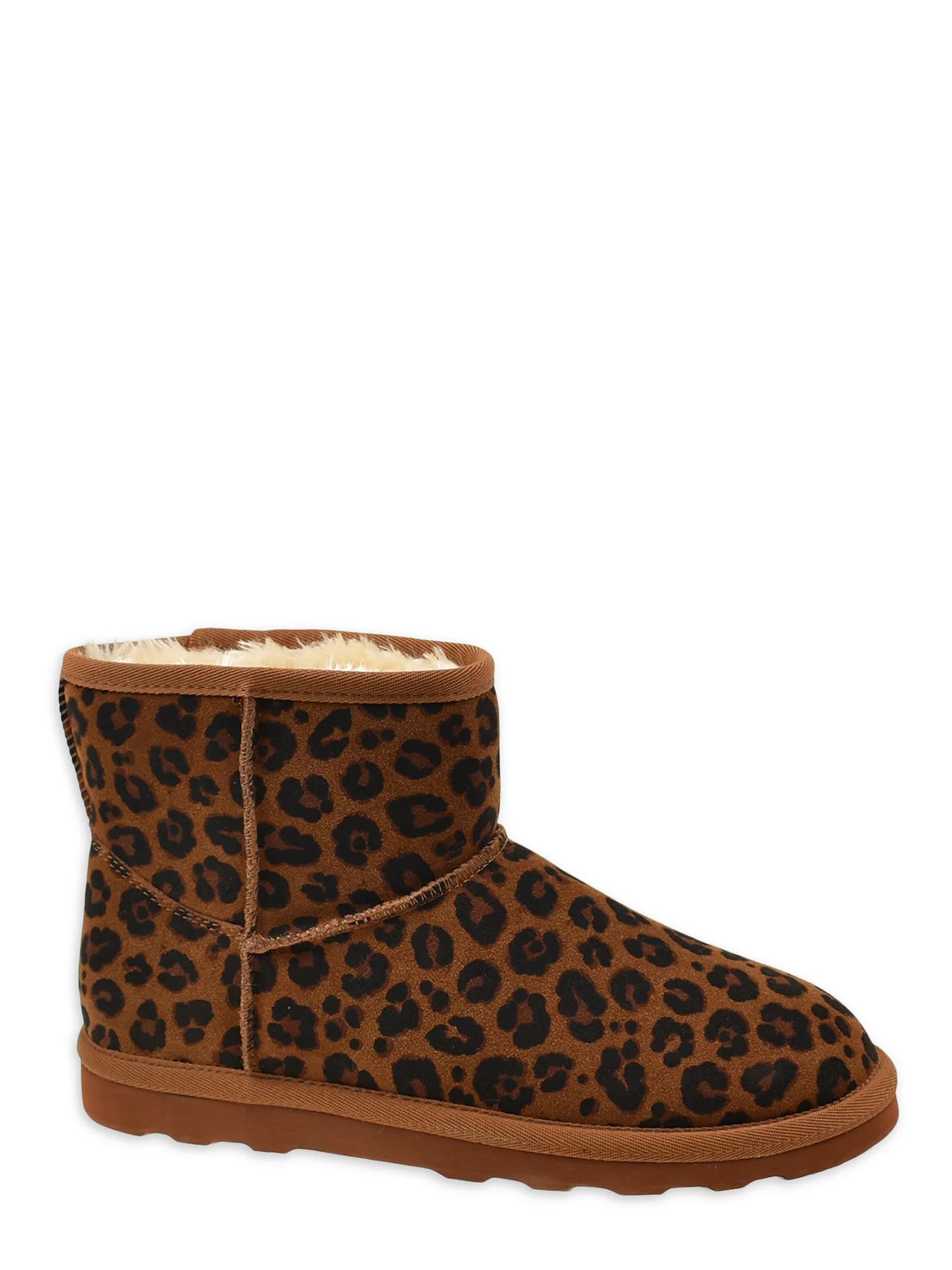 Time And Tru Women's Mini Suede Boots | Walmart (US)