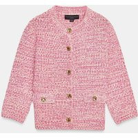 Zara - 3/4 Sleeve Cardigan - Pink - Xl - Woman | Zara UK