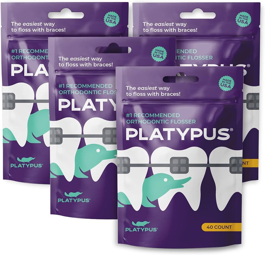 Platypus Orthodontic Flossers for Braces | Ortho Picks for Adults & Kids | Fits Under Arch Wire |... | Amazon (US)