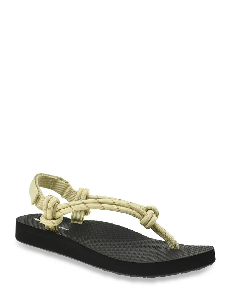 No Boundaries Women's Rope Thong Sandal | Walmart (US)