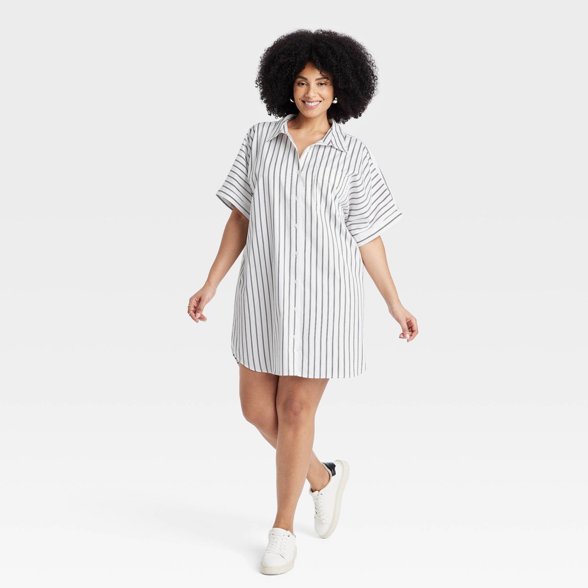 Women's Easy Woven Mini Shirtdress - A New Day™ | Target