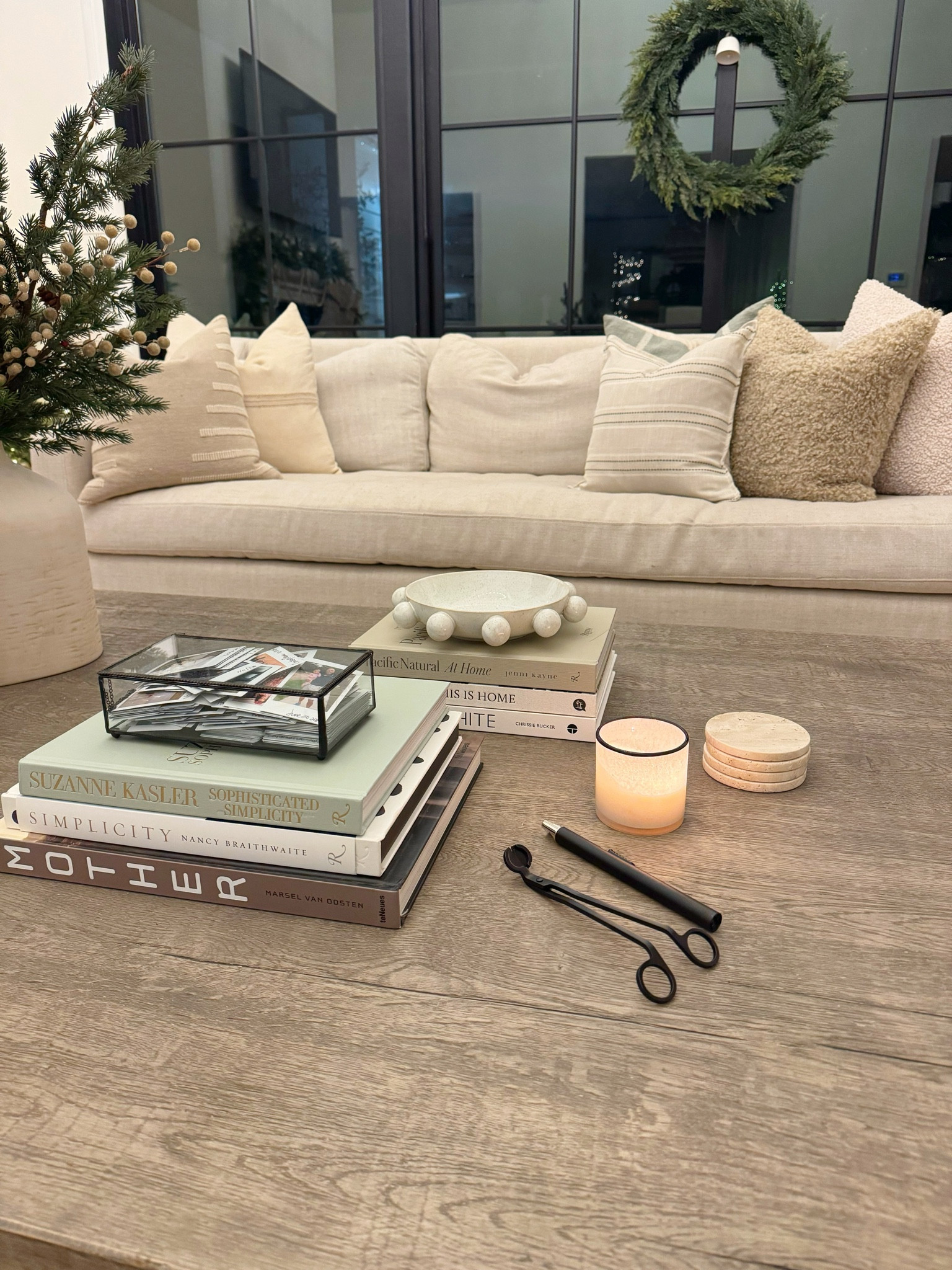 Coffee table decor from amazon! 

#founditonamazon #ad @amazon 

#LTKSeasonal #LTKHome #LTKGiftGuide