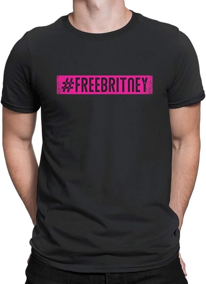 MONDAYSTYLE Fashion T-Shirts - Free Britney Hashtag Movement Free Britney Gift Shirt - Crew Neck ... | Amazon (US)