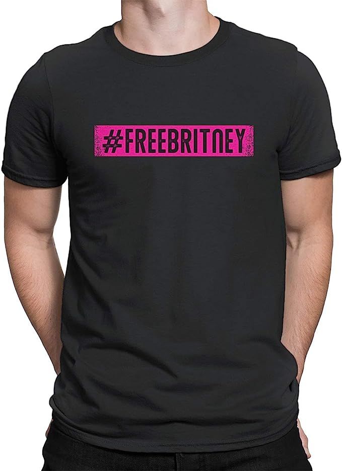 MONDAYSTYLE Fashion T-Shirts - Free Britney Hashtag Movement Free Britney Gift Shirt - Crew Neck ... | Amazon (US)