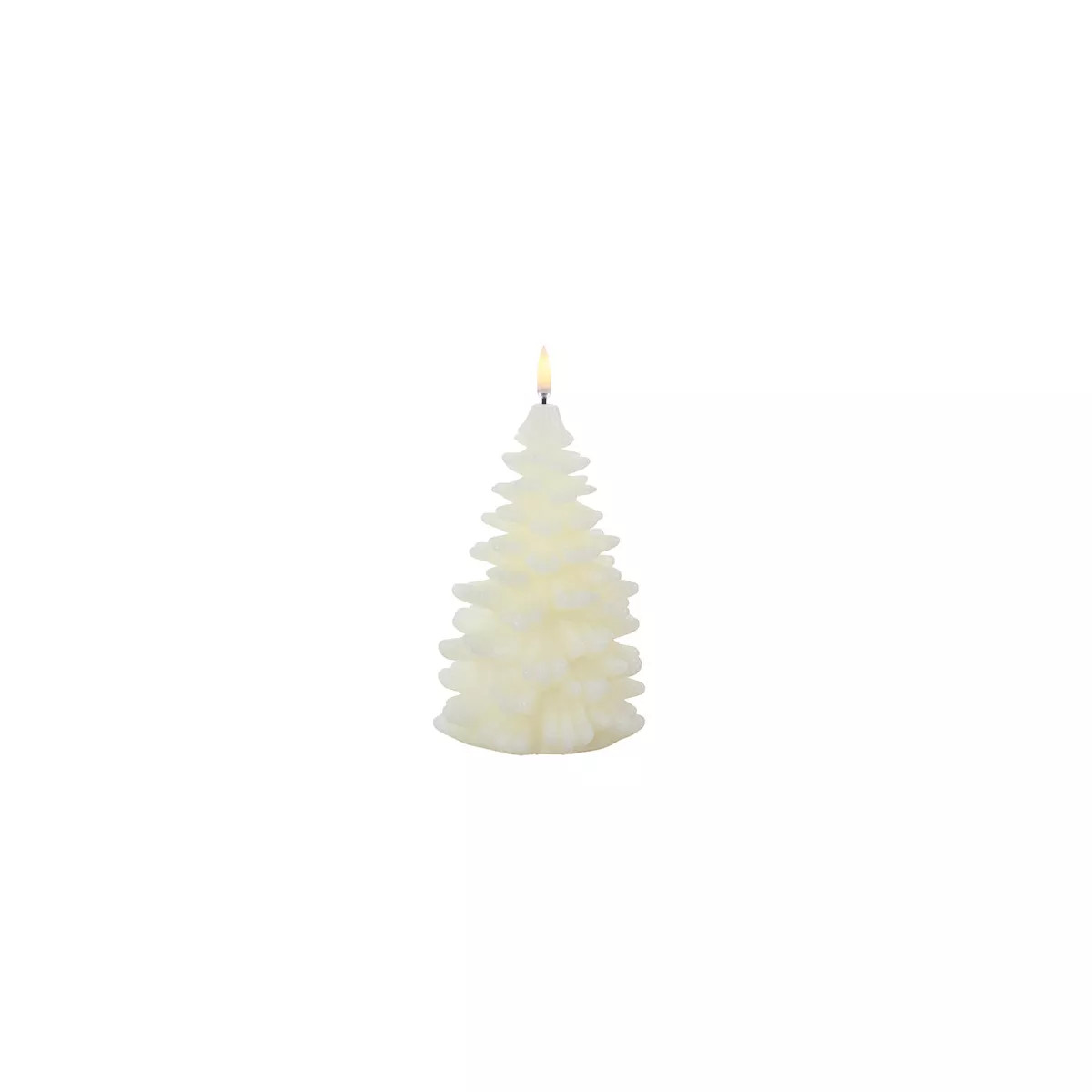 Raz Imports 8" Ivory White Battery Operated Flameless Christmas Tree Wax Candle | Target