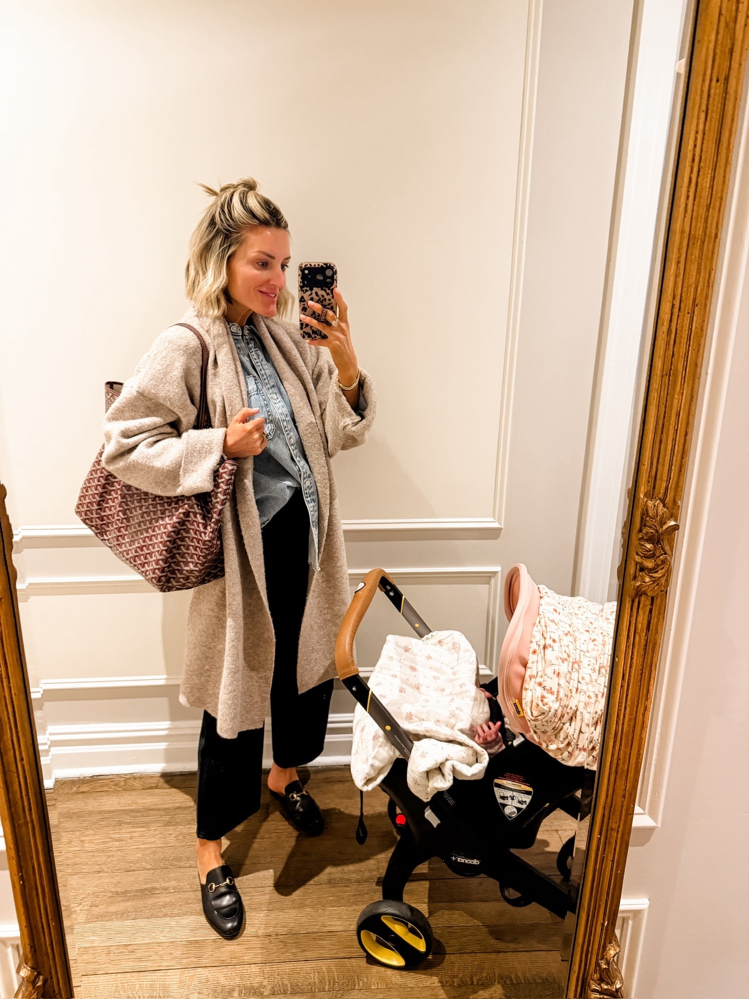 Baby girl’s first trip to NYC! She did so good! I brought this old cardigan because I knew it would be super warm! It’s not available anymore, but I linked a very similar option! Wearing S in cardigan, M in shirt, & 4 in the jeans!

Loverly Grey, Target, Amazon, nyc outfits, New York outfits, winter outfit, newborn, denim shirt, oversized cardigan, barrel jeans 

#LTKSeasonal