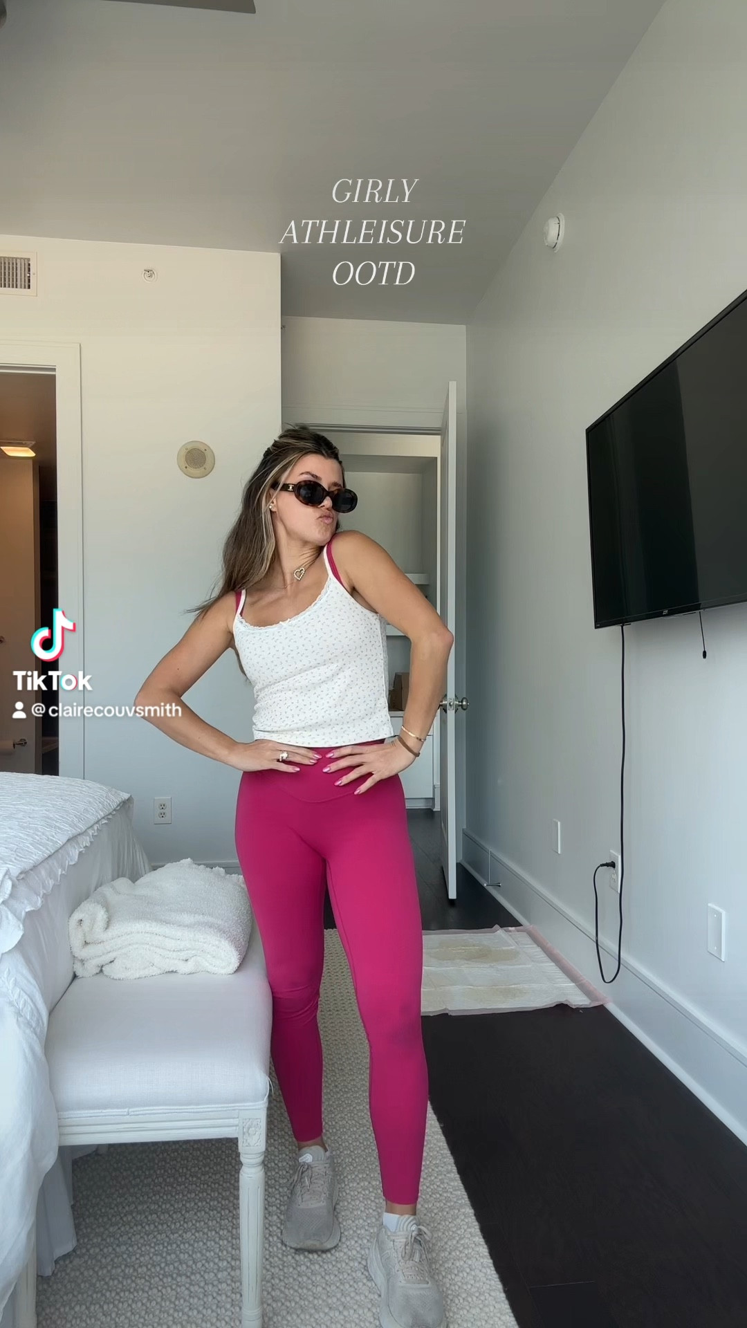 Lil miss otw to the gym🎀🌸🩷💪🏻

Wear a small in the set!

#LTKFitness