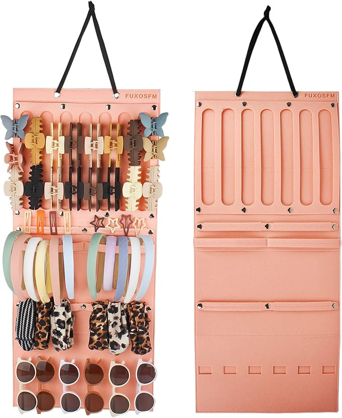 FUXOSFM Hanging Claw Clip Organizer For Women Claw Clip Holder Organizer Headband Holder Organize... | Amazon (US)