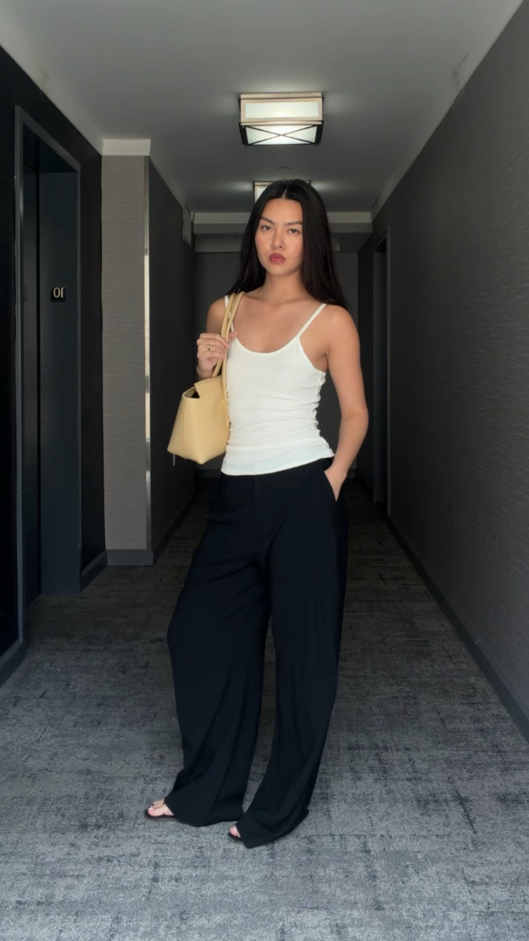 The perfect slouchy wool-blend pant. Just need to get them hemmed! Wearing size small! @zara #ad #sponsored