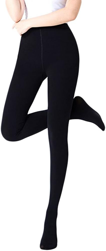 Romastory Womens Winter Warm Leggings Tights Stretchy Legging Pants Fleece Lined Tights | Amazon (US)