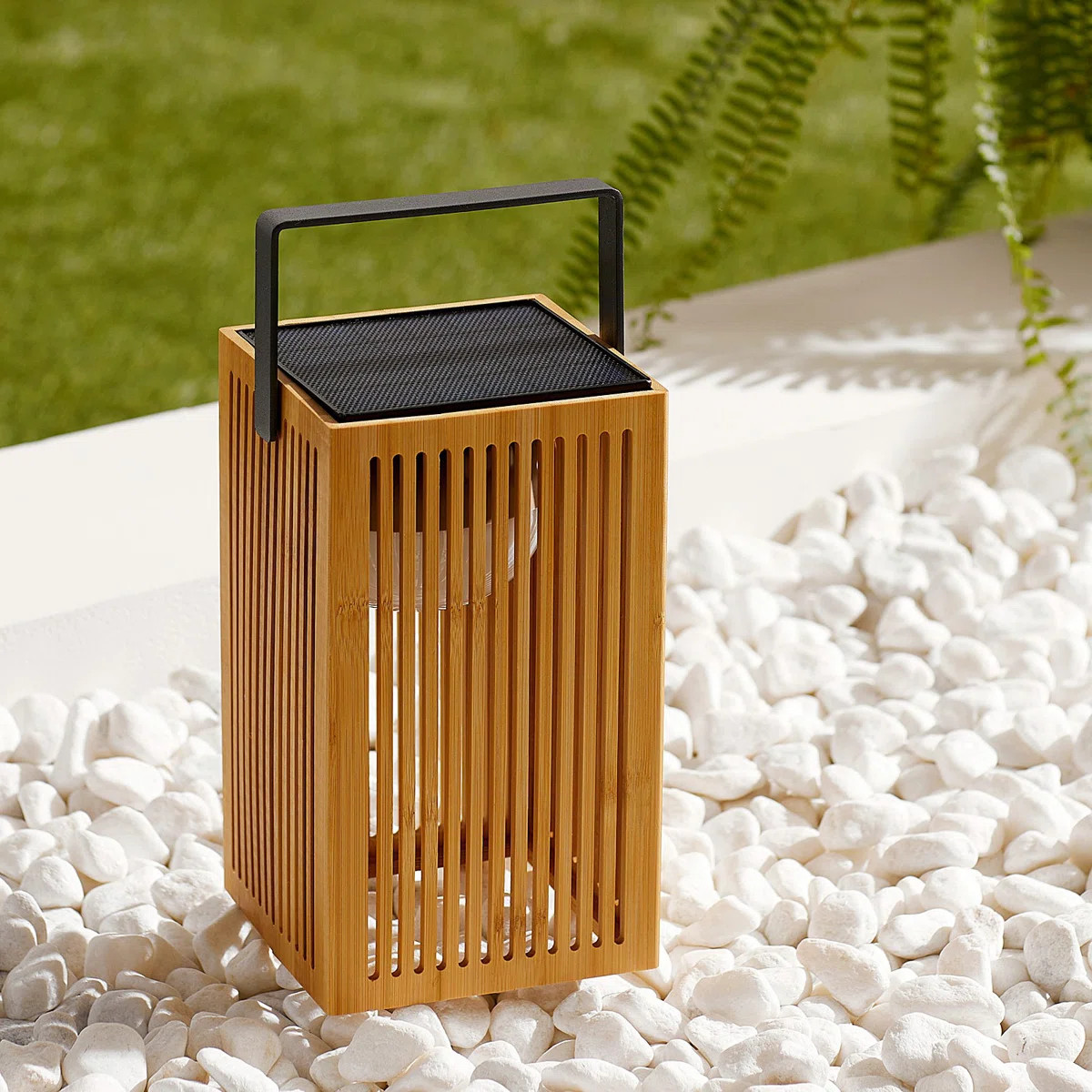 9" Solar Powered Integrated LED Outdoor Lantern Wireless & Rechargeable | Wayfair North America