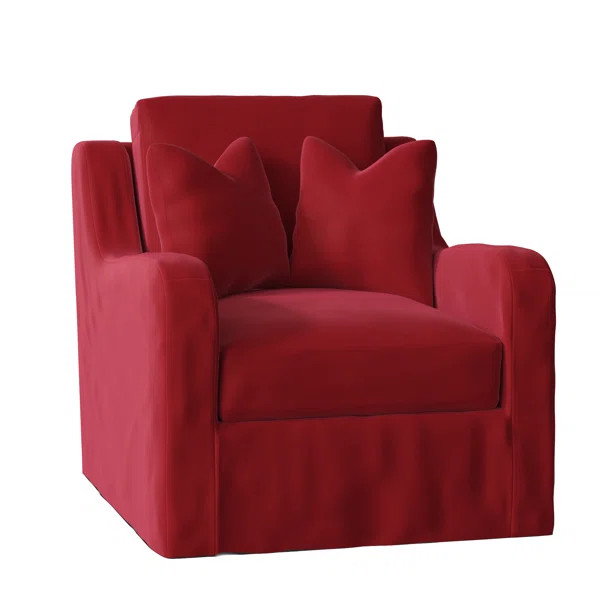 Quade Upholstered Slipcovered Armchair | Wayfair North America