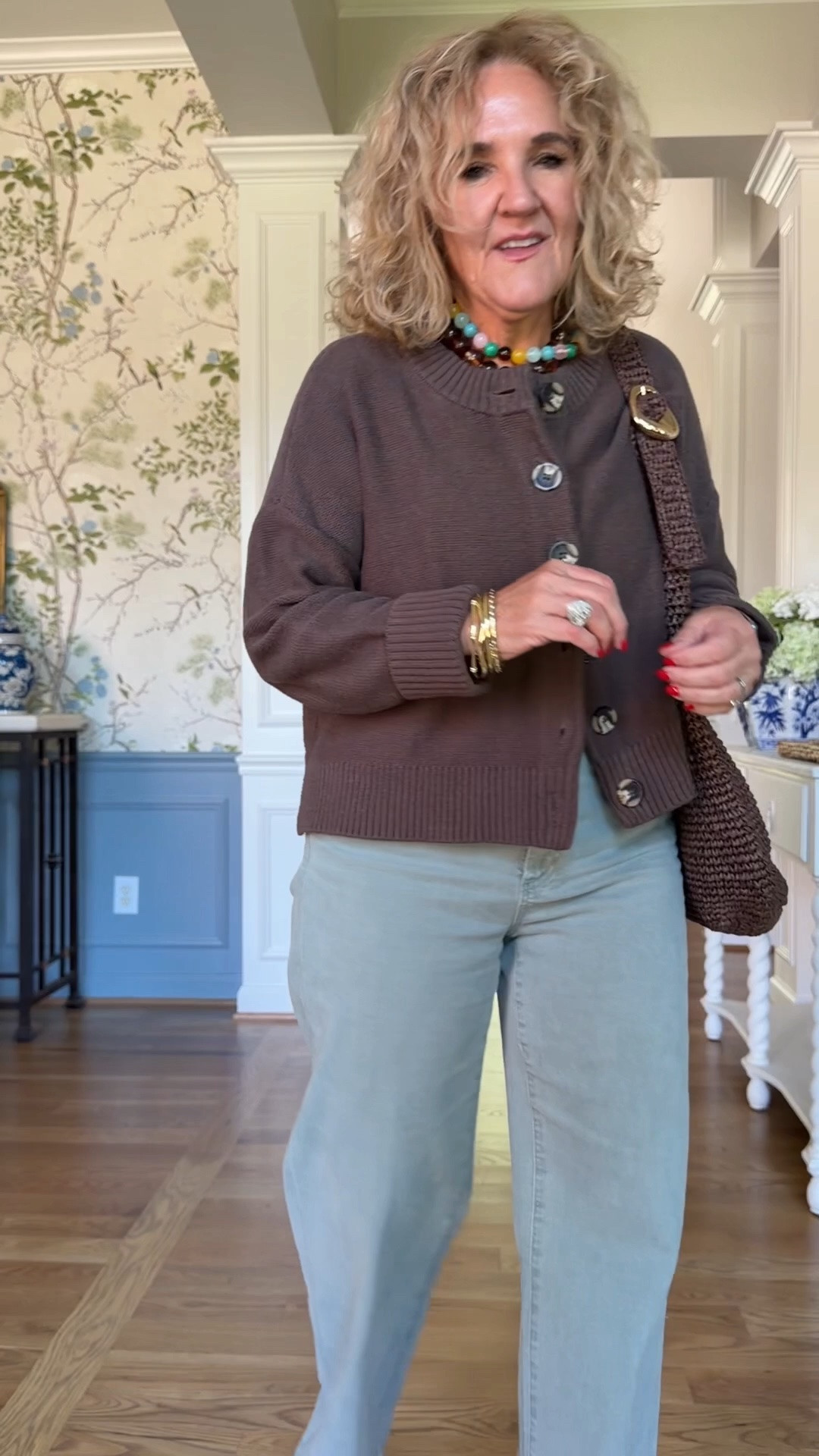 6/25-6/28 Anthropologie 20% off orders of $100+ with code NANETTE20

Sweater size medium
You can use my code on the jeans, the shoes and the bag
Wearing size 29 regular in the jeans so I need to wear a 2 inch heel with them

#LTKOver40 #LTKSaleAlert #LTKootd