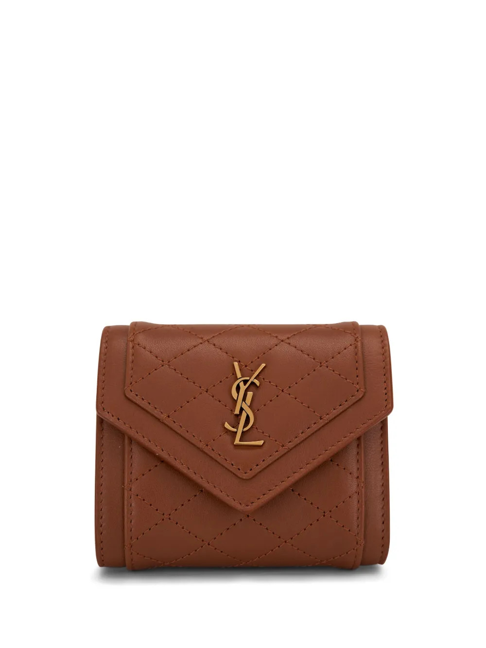 Gaby quilted leather wallet | Farfetch Global