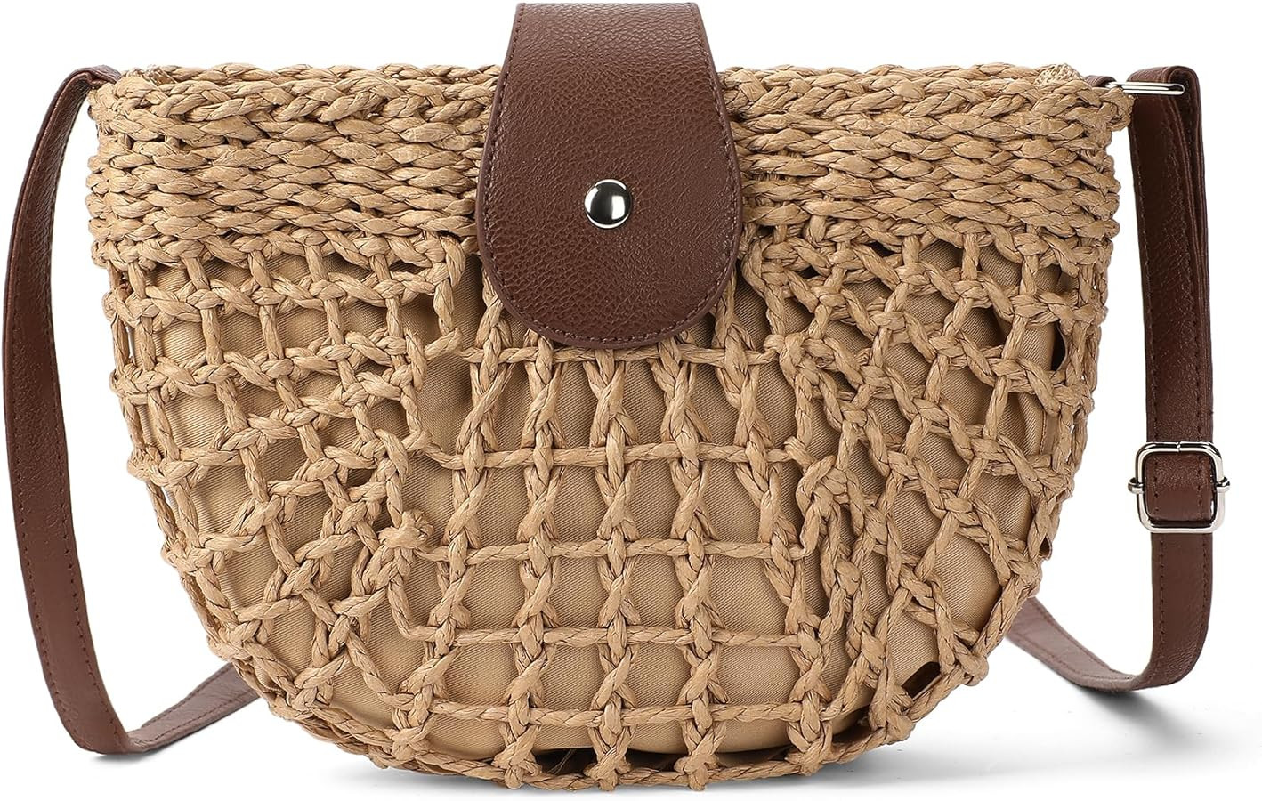 RNIEGA Straw Purses for Women Summer Crossbody Bag Woven Tote Shoulder Purse Ladies Straw Bags fo... | Amazon (US)