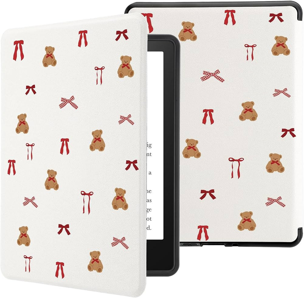 Idocolors Case for 7" Kindle Paperwhite (12th Gen-2024), New Paperwhite e-Reader Leather Cover Ca... | Amazon (US)