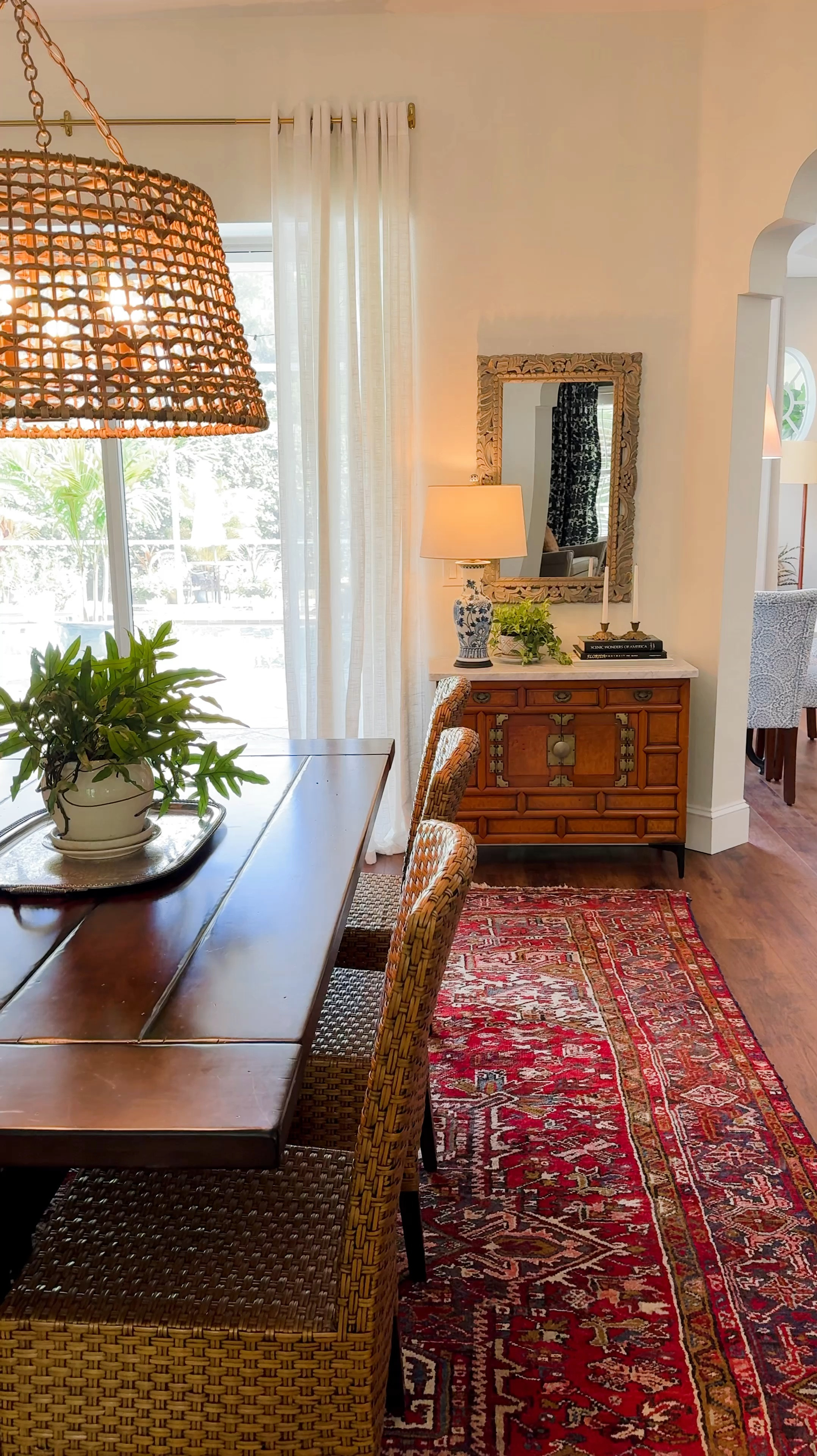 Red Persian and Oreintal style rugs 

#LTKVideo #LTKHome