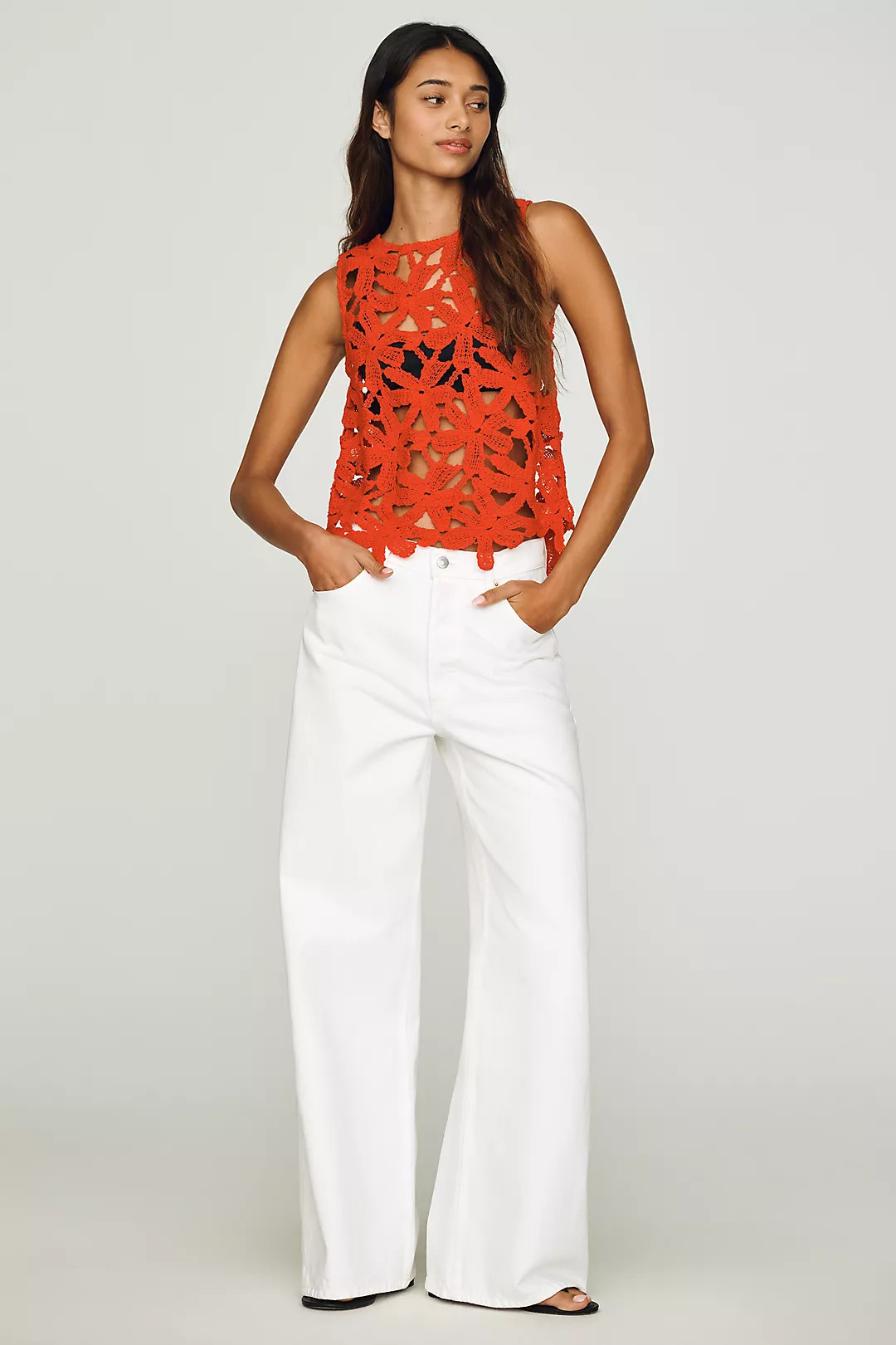 Dolan Left Coast Cotton Crochet Tank | Anthropologie (US)