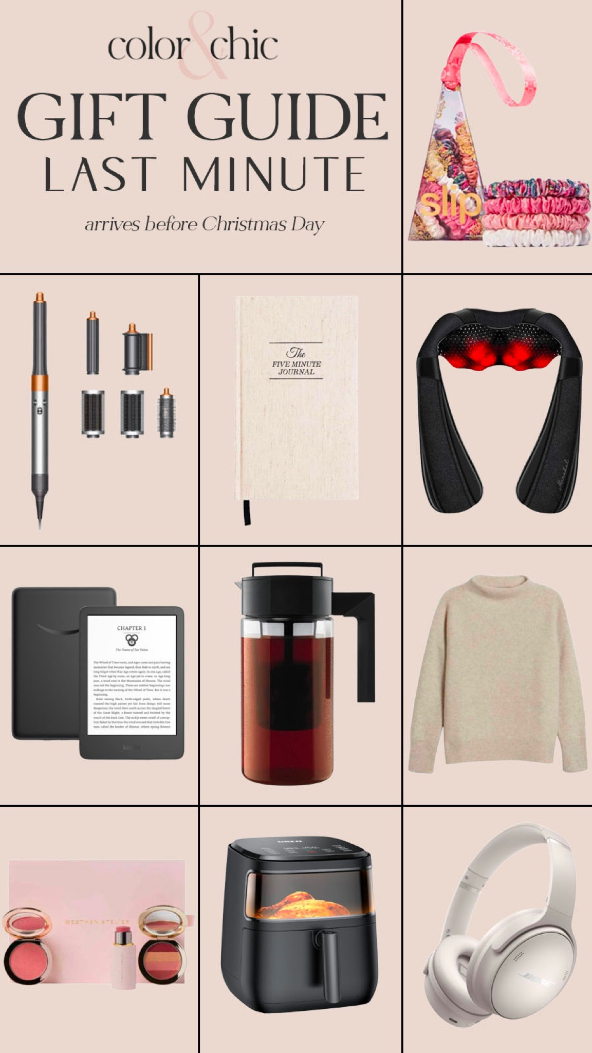 Last minute gift ideas to get that will arrive before Christmas! Including kindle, sweater, Dyson and more 

#LTKHoliday #LTKGiftGuide