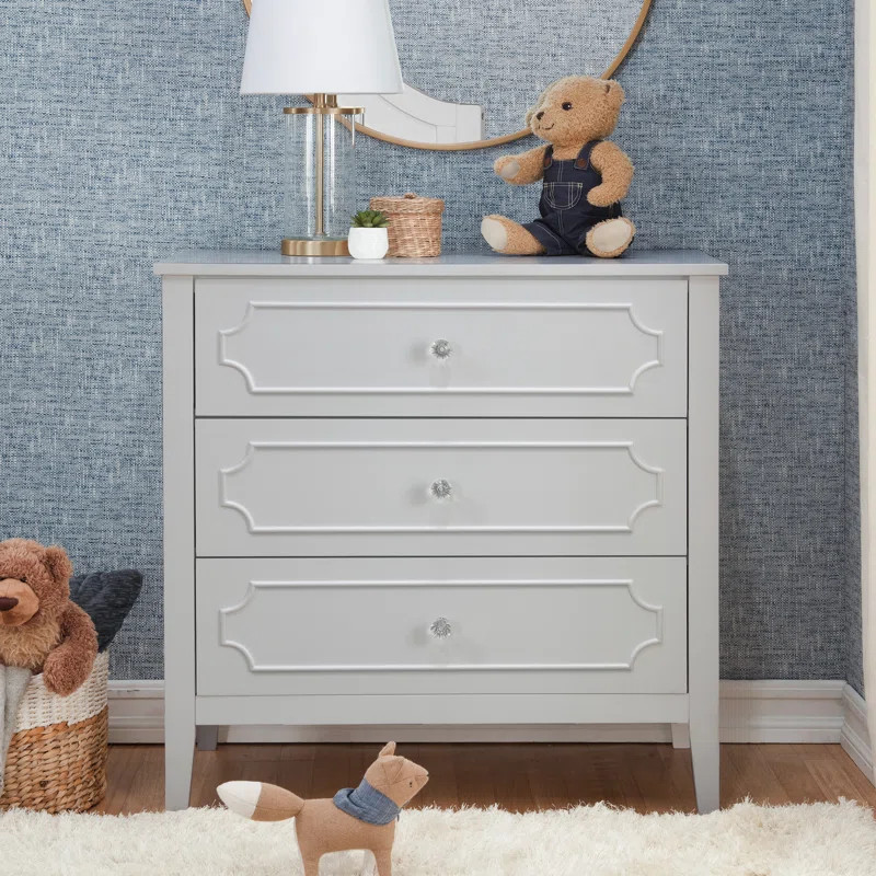 Chloe Regency 3-Drawer Dresser | Wayfair North America