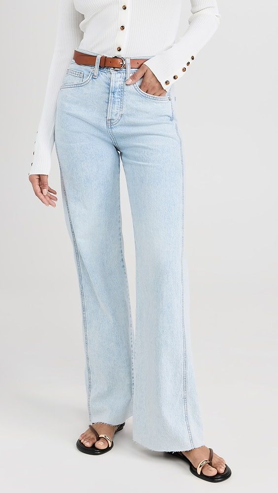 Veronica Beard Jean Taylor Wide Leg Jeans | Shopbop | Shopbop