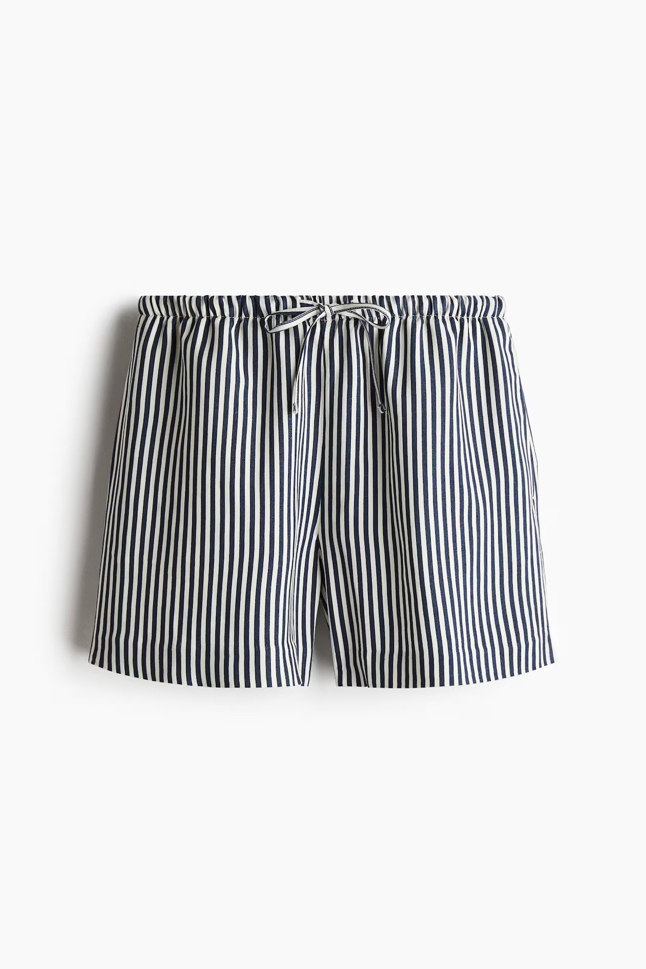 Linen-Blend Drawstring Shorts | H&M (US + CA)