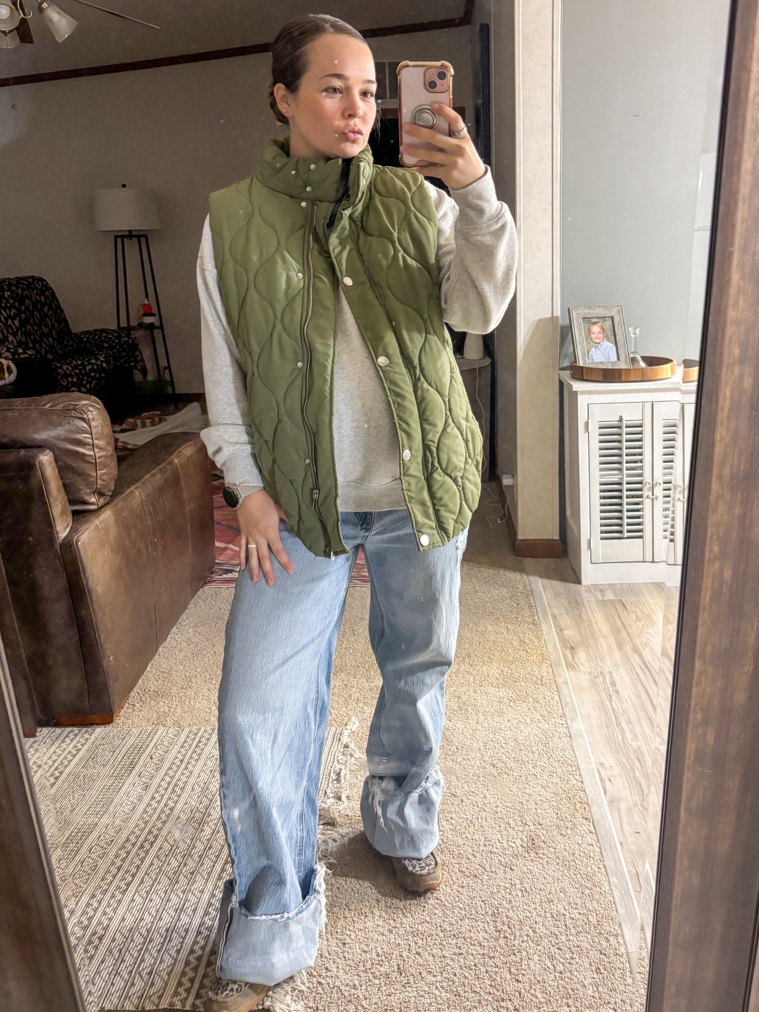 comfy oversized outfit 

#LTKBump #LTKootd #LTKmomlife