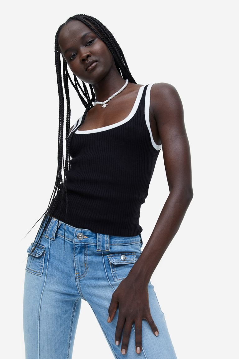 Rib-knit Tank Top | H&M (US + CA)