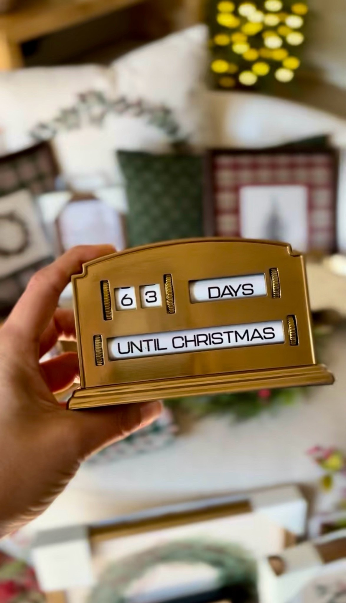 This pretty brass Hearth and Hand advent calendar is back in stock!

#LTKHome #LTKSeasonal