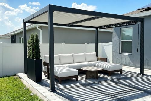 PURPLE LEAF Patio Furniture Set with Daybeds and Table 5 Pieces Modern Aluminum Sectional Sofa Outdoor Conversation Sets 7.87" Thick Removable Cushions & Pillows for Porch Yard Garden | Amazon (US)