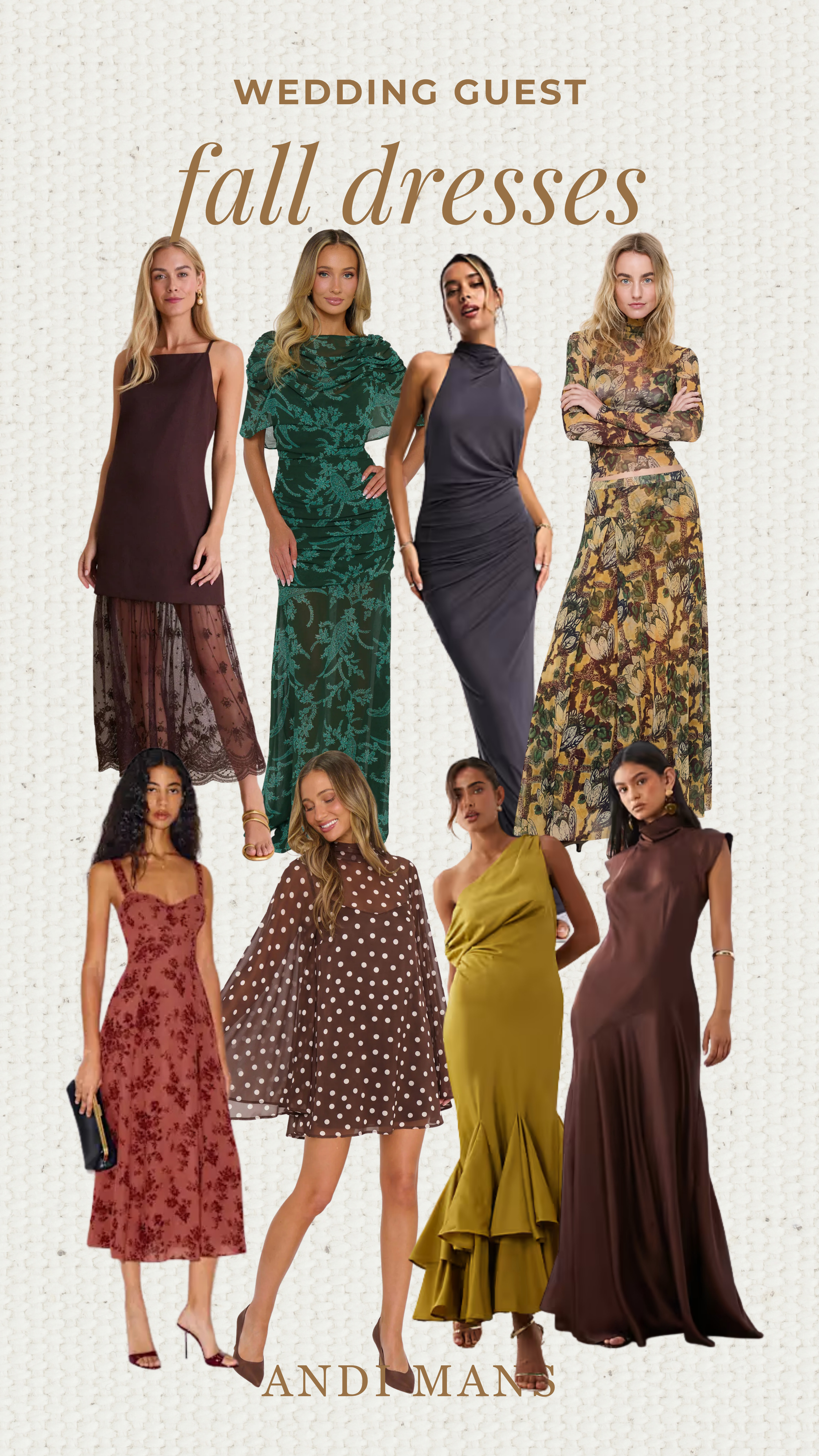 Fall wedding guest dresses in elegant styles, rich seasonal colors, and flattering silhouettes. Perfect for autumn weddings.

#fallweddingguestdress #weddingguestdresses #fallfashion 
 

 #LTKOver40 #LTKTall #LTKWedding