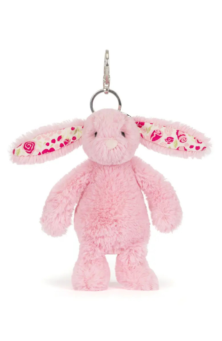Blushkin Blossom Bunny Stuffed Animal Bag Charm | Nordstrom