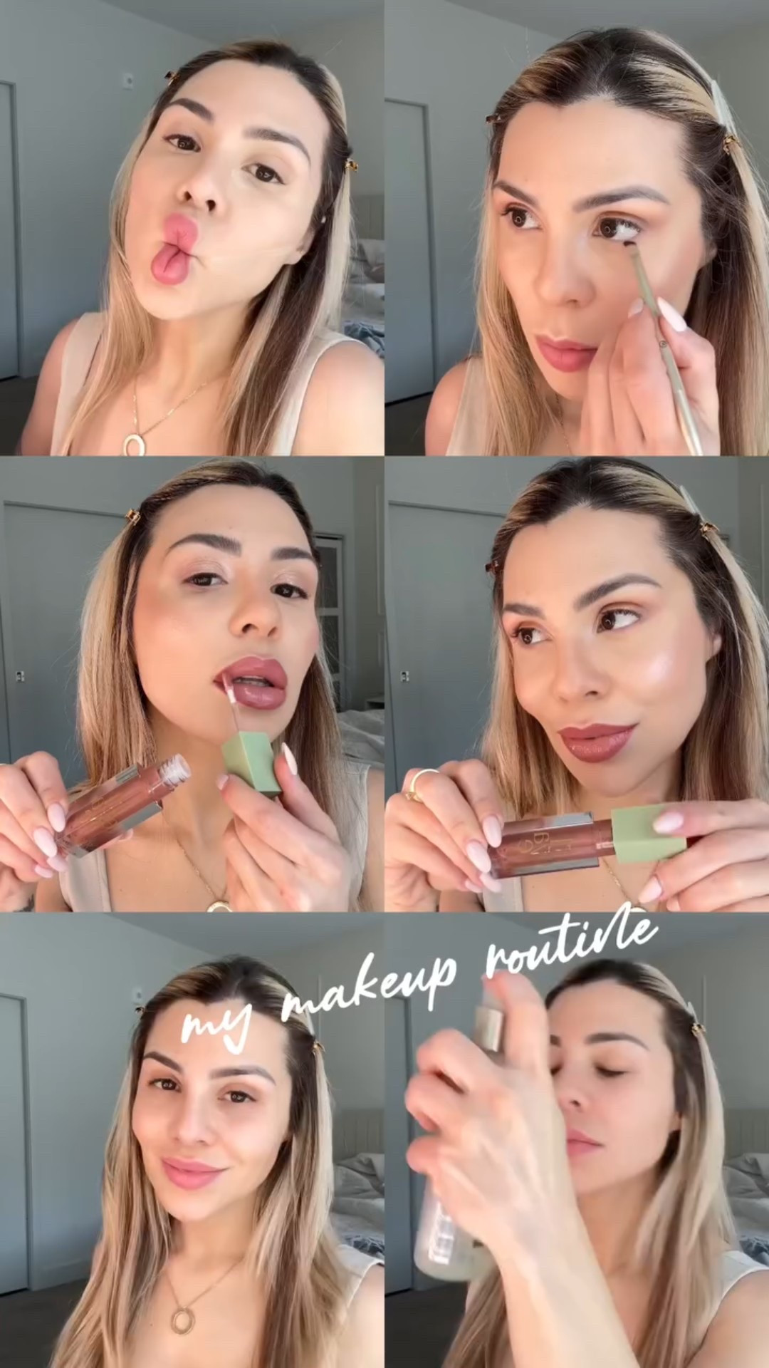 Glowy & Effortless Makeup Routine ✨

Keeping it light, fresh, and oh-so-glowy! Here’s the step-by-step for my favorite everyday makeup look, with a little appearance from my handsome babe to make everything more beautiful! Haha 🥰♥️

1️⃣ Prep:
• @caudalie Beauty Elixir – for that instant hydration and glow

2️⃣ Face (I love to mix @roseinc + @charlottetilbury):
• @roseinc Skin Enhance Luminous Tint
• @charlottetilbury Airbrush Flawless Finish – sets everything without losing that glow

3️⃣ Correcting and Setting:
• @narsissist Radiant Creamy Concealer – brightens and smooths out imperfections
• @lauramercier Ultra-Blur Longwear Translucent Loose Setting Powder – locks everything in without flashback
• @charlottetilbury Airbrush Matte Bronzer – natural sun-kissed warmth
• @narsissist Orgasm Blush – the perfect peachy-pink flush
• @charlottetilbury Pillow Talk Cream Highlighter – that dewy, lit-from-within glow

4️⃣ Eyes:
• @hudabeauty Shadow Palette – soft, natural definition for the eyes

5️⃣ Brows:
• @benefitcosmetics Fluff Up Brow Wax – natural and defined, just the way I like it

6️⃣ Lips:
The lip combo of dreams with @elevatebeauty 
• Lined my lips with “She Will Not Fall”
• Filled the center with “Unfollow Me” for that perfect matte dimension
• Topped it all with “Set A Part” – the gloss that makes everything pop!

✨ My favorite makeup and beauty products are linked on my LTK! Click the link in my BIO to shop.

#makeuproutine #glowymakeup #freshface #effortlessbeauty #ltkbeauty #shopmyfavorites #cleanmakeup #everydayglam #lipcombo #ltkcreator #makeupcreator #beautycreator #bostoninfluencer #nycinfluencer #ugccreator #ugcbeauty